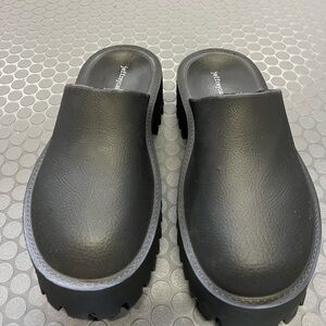 Jeffrey Campbell Black Chunky Clog